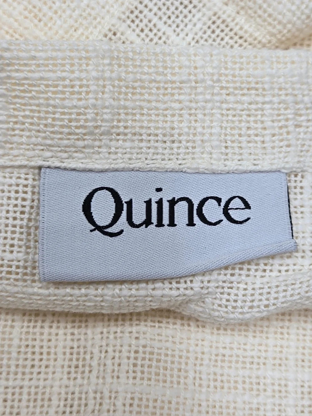 QUINCE Set Of 2 48x96 Cotton Sheer Curtains Ivory 0744